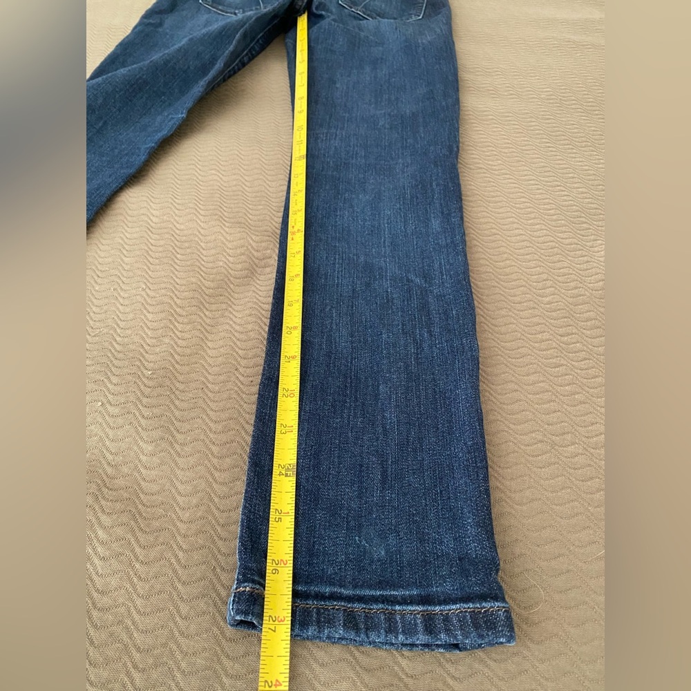 Joe’s Jeans mid rise skinny ankle jeans 27 women’s dark denim EUC riveted - Picture 8 of 10